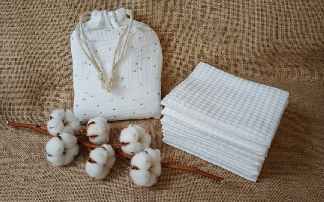 Lingettes lavables coton