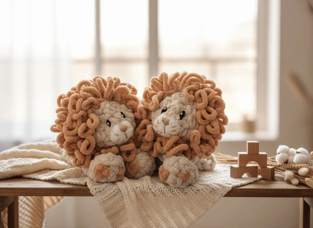 doudou-crochet-lions-aiguille-de-nath-hostun