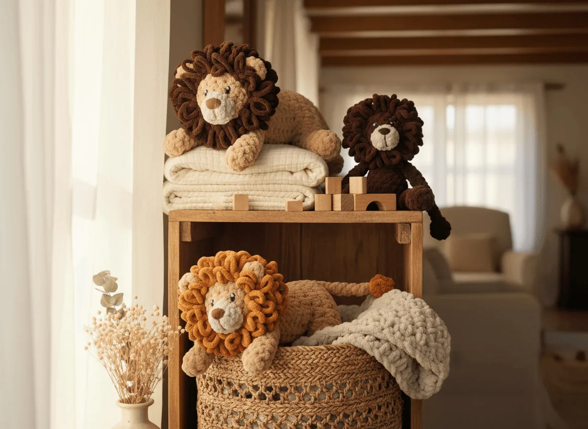 lions-crochet-fait-main